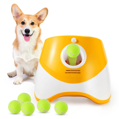 ‘Automatic Dog Ball Launcher - Indoor/Outdoor Interactive Dog Toy Endless Fun - Picture 1 of 11