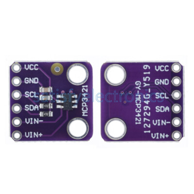 MCP3421 I2C delta-sigma ADC Evaluation Board for PICkit Serial Analyzer