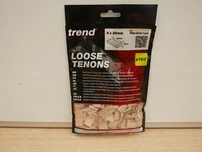 Trend Ten/4x20/100 4mm x 20mm lose Zapfen Festool Domino