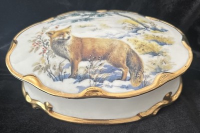 Rappahannock Mud Works 8   Covered Trinket Holder
