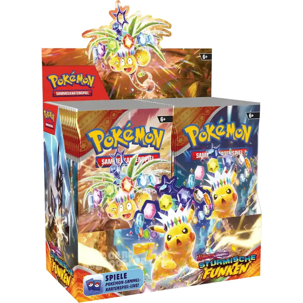 Pokemon Karmesin Purpur Stürmische Funken 36 Booster Display NEU & OVP 36er Box