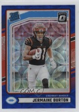 2024 Donruss Rated Rookie Optic Preview Blue Scope Prizm Jermaine Burton 0p67