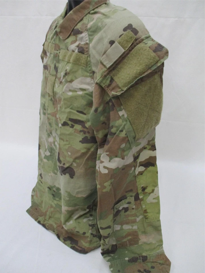 1US ARMY HOT WEATHER UNIFORM TOPS IMPROVED OCP SHIRTS BDU COAT SCORPION MULTICAM - Image 4 of 4