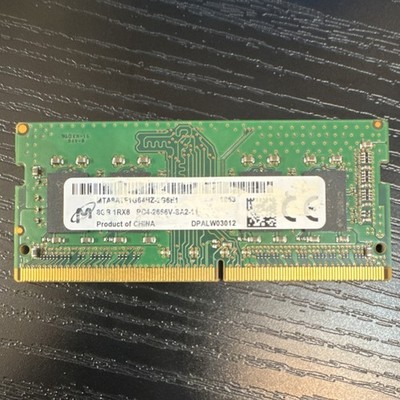 Micron 8GB DDR4 SO-DIMM PC4-2666V Gaming Laptop RAM 260-Pin MTA4ATF1G64HZ-2G6E1