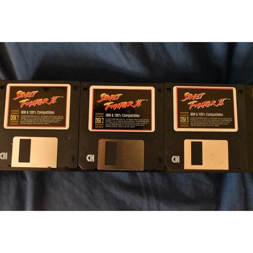 Street Fighter II: The World Warrior (PC, 1993) Disks 1-3 UNTESTED VINTAGE