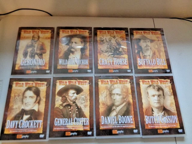 WILD WILD WEST 8 DVD BOX SET Daniel boone Davy Crocket And others Used - Image 3 of 4