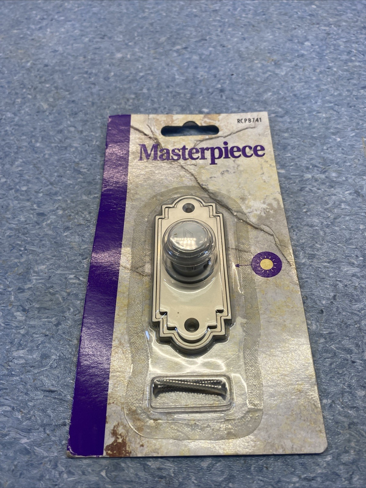NuTone RCPB741 Lighted Satin Nickel Pushbutton Vintage Maste