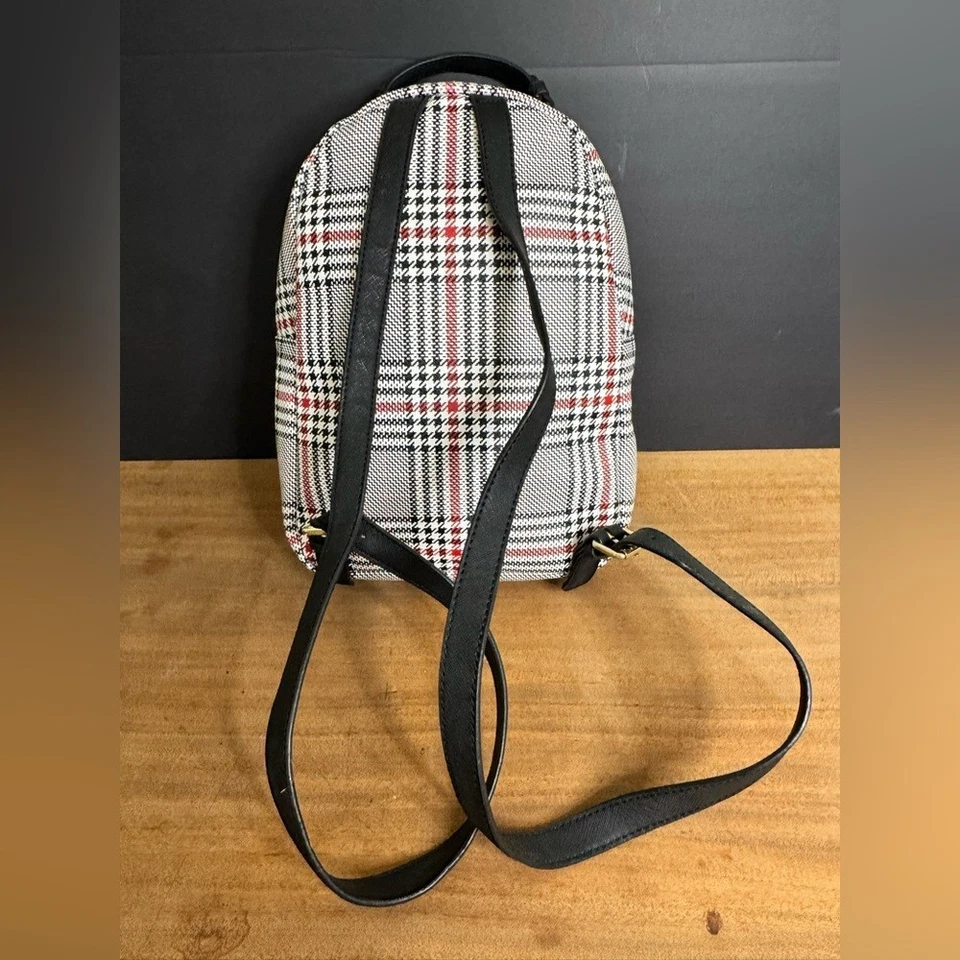 Tommy Hilfiger Mini Cuadros Dorado Hardware Logo Cartera Mochila Verano Escapada Bolso Foto 2 de 4