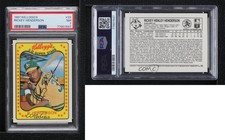 1981 Kellogg's 3-D Super Stars Rickey Henderson #33 PSA 7 HOF