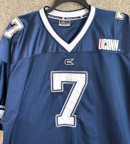 Colosseum Athletics NCAA Mens UConn Huskies #7 Football Jersey Size 2XL - Picture 12 of 12