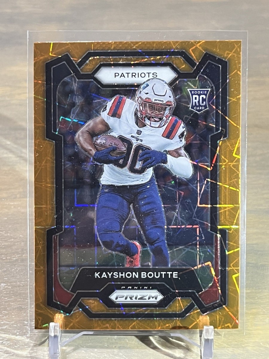 2023 Panini Prizm Kayshon Boutte RC Orange Lazer Prizm #370