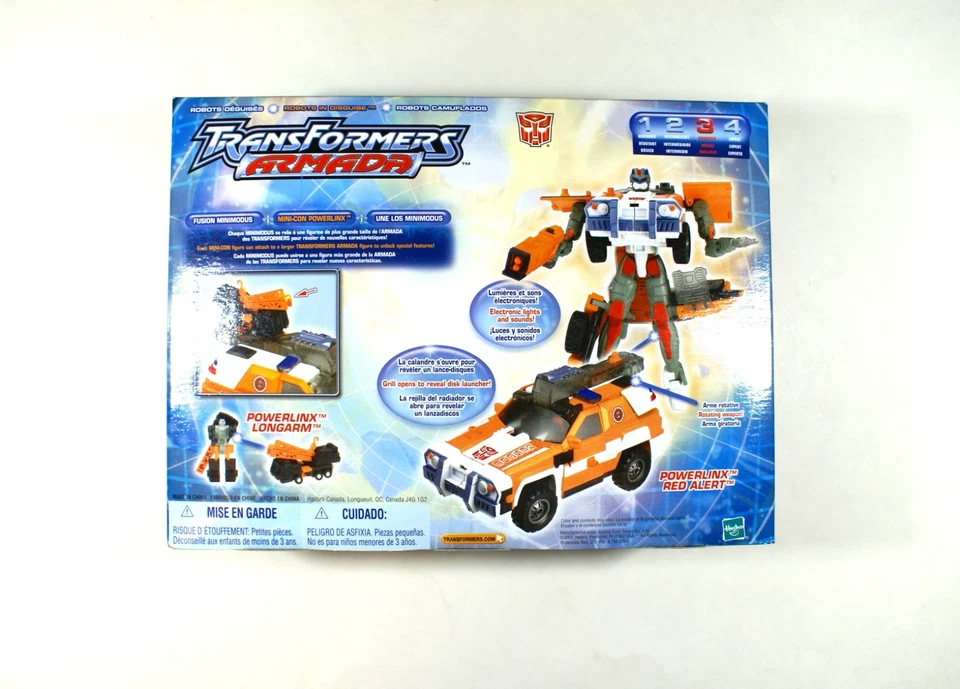 Transformers Armada Powerlinx Red Alert Factory Sealed - Image 2 of 4