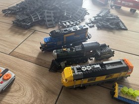 Massive Lego train lot, some complete and incomplete sets tracks and parts 