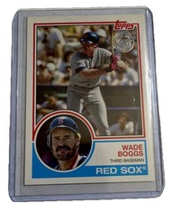 Topps 2018 1983 Topps Design Wade Boggs #83-100 Boston Red Sox MLB Card
