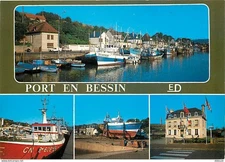 14 - Port en Bessin - Multivues - Bateaux - Carte Neuve - CPM - Voir Scans Recto