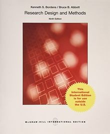 Research Design and Methods von Bordens, Kenneth S., Abb... | Buch | Zustand gut