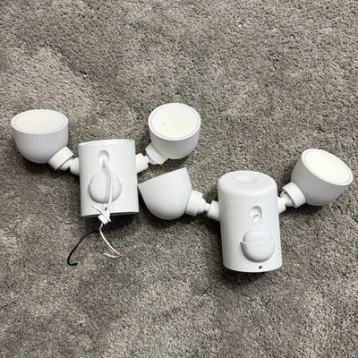 2 Google Nest GPLE9 Cam with Floodlight Snow For Parts Missing Camera