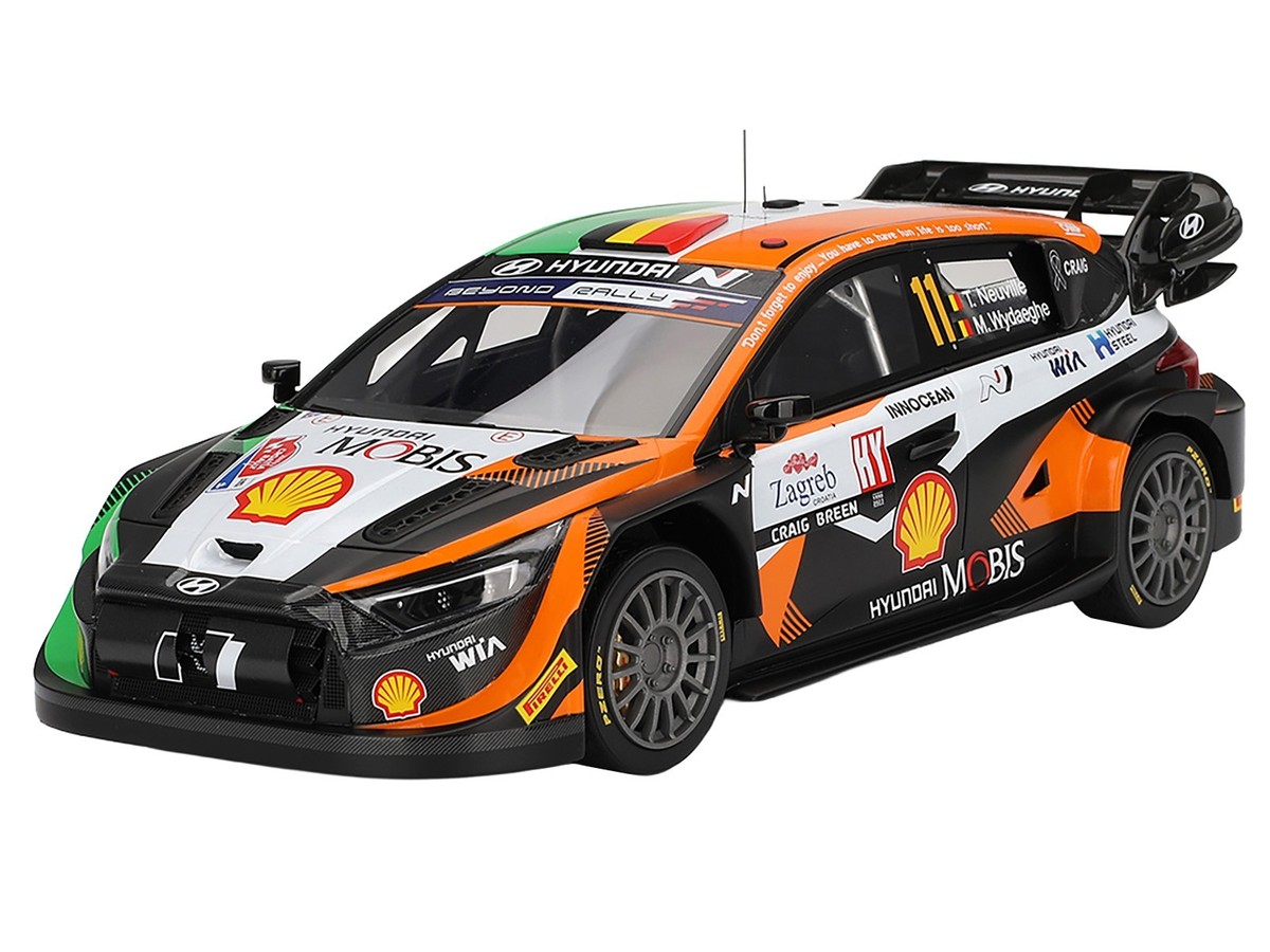 HYUNDAI I20 N RALLY1 #11 WINNER RALLY CROATIA POWER STAGE 1/18 TOP