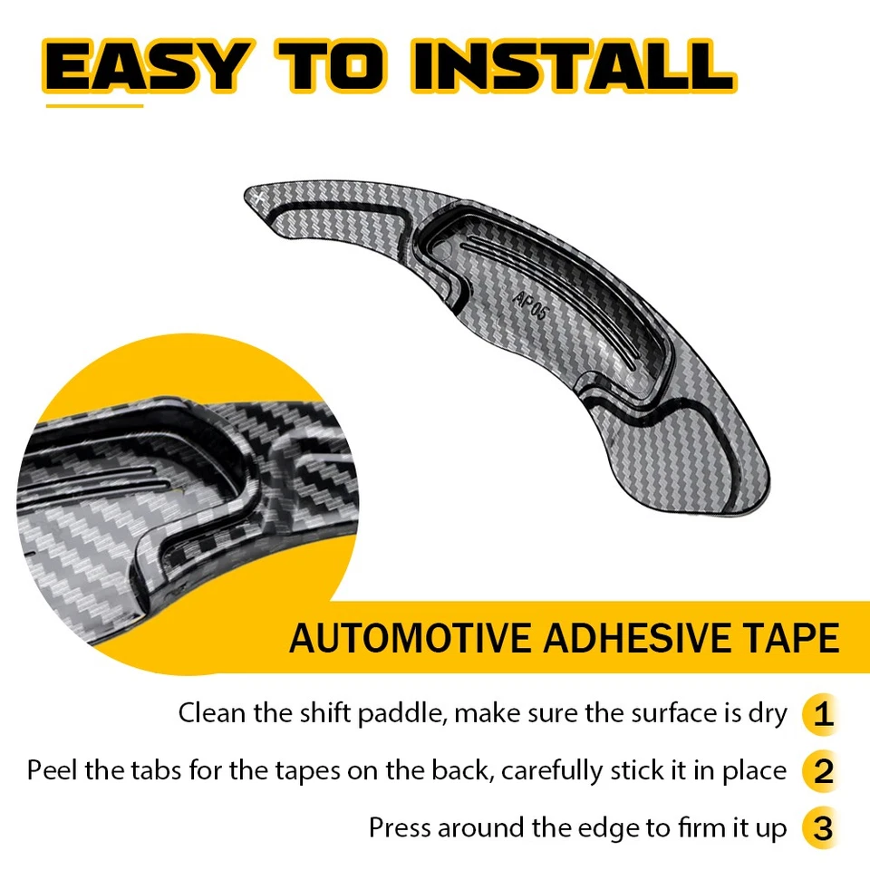 Carbon Fiber Paddle Shifter for Acura TL 2009 2010-2014 Honda Accord 2014-2023 - Image 4 of 4