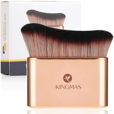 Self Tanner Brush - Kabuki Body Makeup Brush, Soft Vegan Tanning Brush for Found