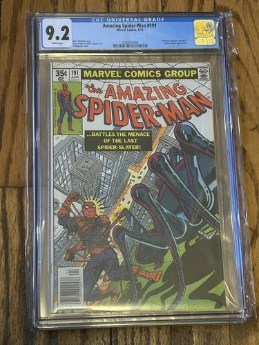 Amazing Spider-man 191 CGC 9.2 NM Bronze Age Last 35C Issue Wolfman Marvel Comic