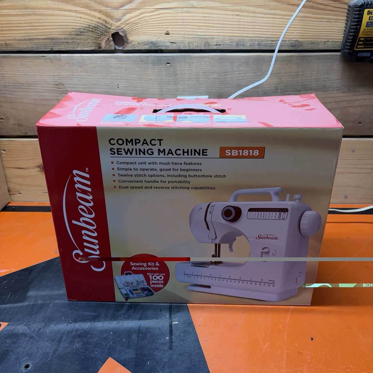 Sunbeam SB1818 Compact Mechanical Sewing Machine for sale online