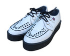 TUK The Original Made in England 90’s Creeper White Black Ska Oxford Shoe SZ 12 — photo 1