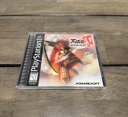 Bushido Blade 2 (Sony PlayStation 1, PS1, 1998) W/Manual & Registration Card