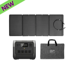 EcoFlow River 2 Pro Qty 2 + Qty 2 160W Solar Panels Durable Power Station