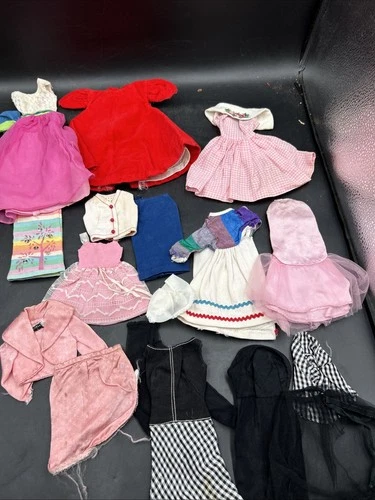 Vintage Barbie Doll Clothes Lot- Dresses & Outfits Mixed Pieces. ML