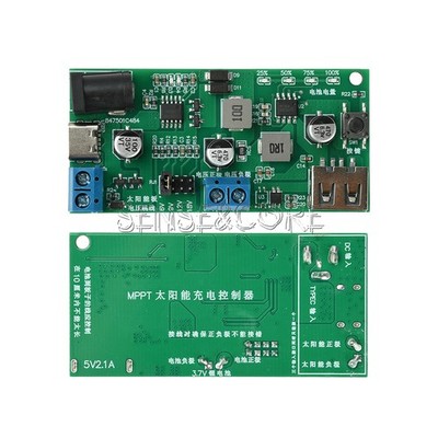 5-18V 2.5A MPPT Solar Charging Control Board 5V/2.1A For 3.7V Ternary Li Battery