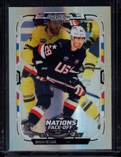2025-26 O-Pee-Chee Brock Nelson 4 Nations Rainbow Foil /350 #510