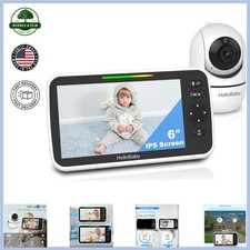 Split-Screen Baby Monitor with Two-Way Audio and Remote Control Functionality