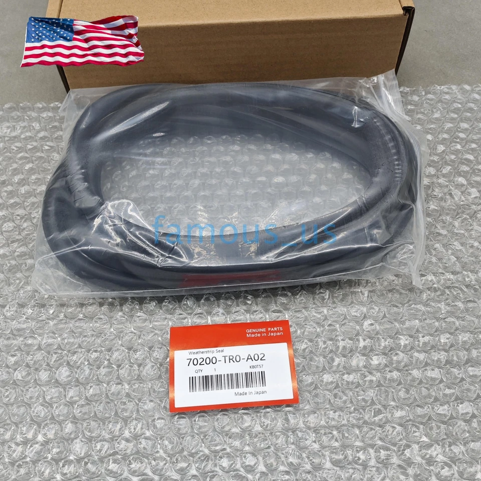 Nuevo sello de resistencia de vidrio para techo corredizo para Honda Civic 2012-2015 70200-TR0-A02 EE. UU. Foto 2 de 4