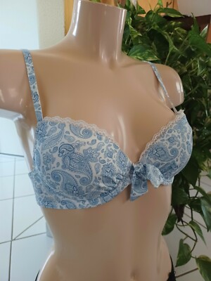 Soutien-gorge Lise Charmel Itinéraire 90B Armature - Bleu Indien - Neuf Avec étiquettes