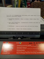 Smith Corona Deville 470 Portable Electric Typewriter With Cover - Tested thumbnail