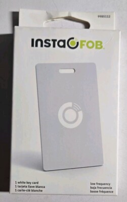 Hillman 9985112 InstaFob Key Card Low Frequency RFID White 125KHz