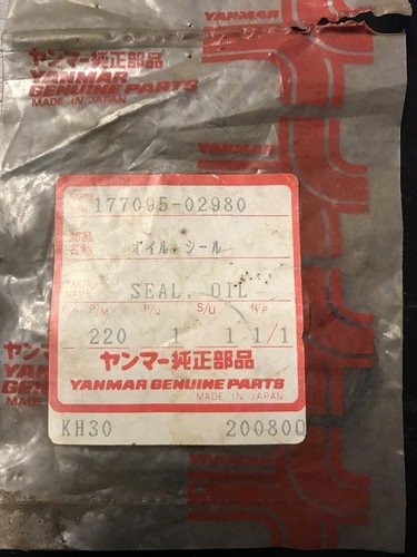 Yanmar Oil Seal 177095-02980