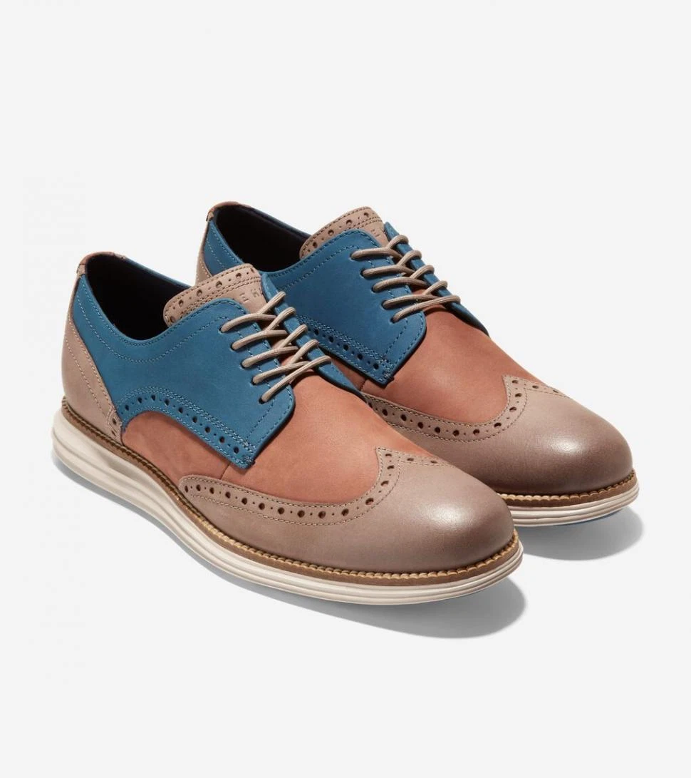 Cole Haan Men riginalGrand Wingtip Dark Sequoia Irish Coffee