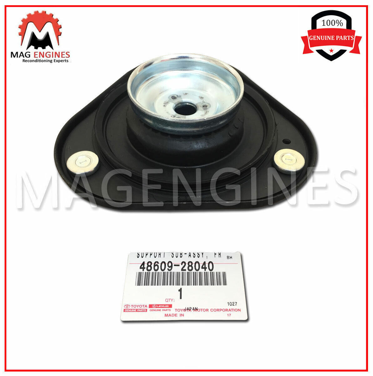 48609-28040 GENUINE OEM FRONT SUSPENSION SUPPORT SUB-ASSY 48609-28040 GENUINE OEM FRONT SUSPENSION SUPPORT SUB-ASSY