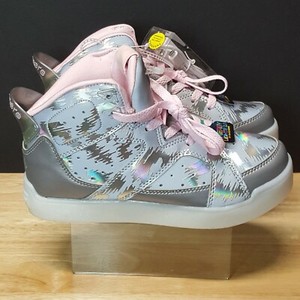 skechers energy lights silver