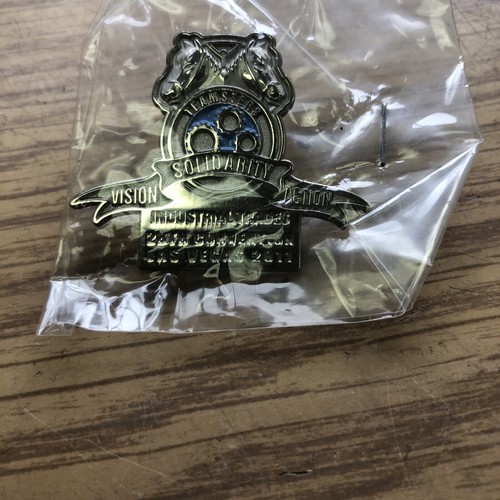 Vtg Teamsters Industrial Trades Lapel Hat Pin 2011 28th Convention Las vtg-teamsters-industrial-trades-lapel-hat-pin-2011-28th-convention-las