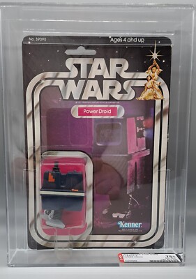 AFA 75+ vintage 1979 Kenner STAR WARS POWER DROID toy SEALED figure 21A MOC  !!!