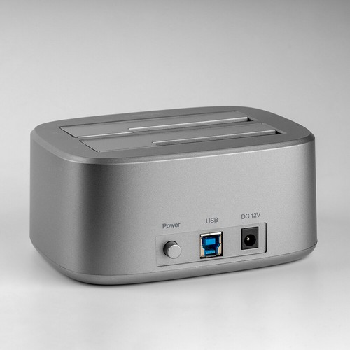 Station d'accueil disque dur externe double baie SATA USB3.0 2,5 POUCES station d'accueil lecteur de carte disque dur - Photo 12/12