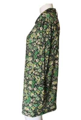 Zara Green and Yellow Dress Sz Small | eBay