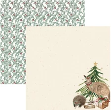 Under Gum Leaves - Native Tree Christmas, DS, Scrapbook Paper, Kaisercraft P2835