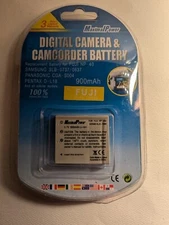 Maximal Power Digital Camera & Camcorder Battery Fuji Np-40  Pentax D-L18 900mAh