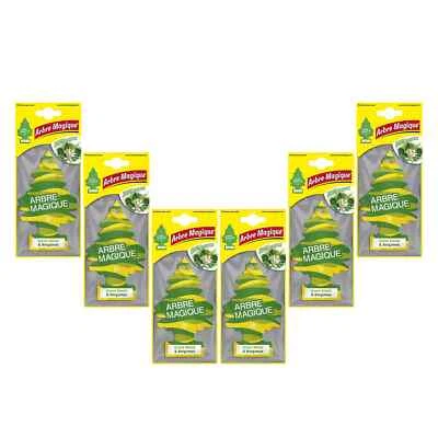 Arbre Magique Profumatore Auto, 6 Unità, Green Forest Bergamot