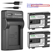 Kastar Battery Charger Canon NB-2L FVM200 HG10 HV20 Optura 30 40 50 60 400 500