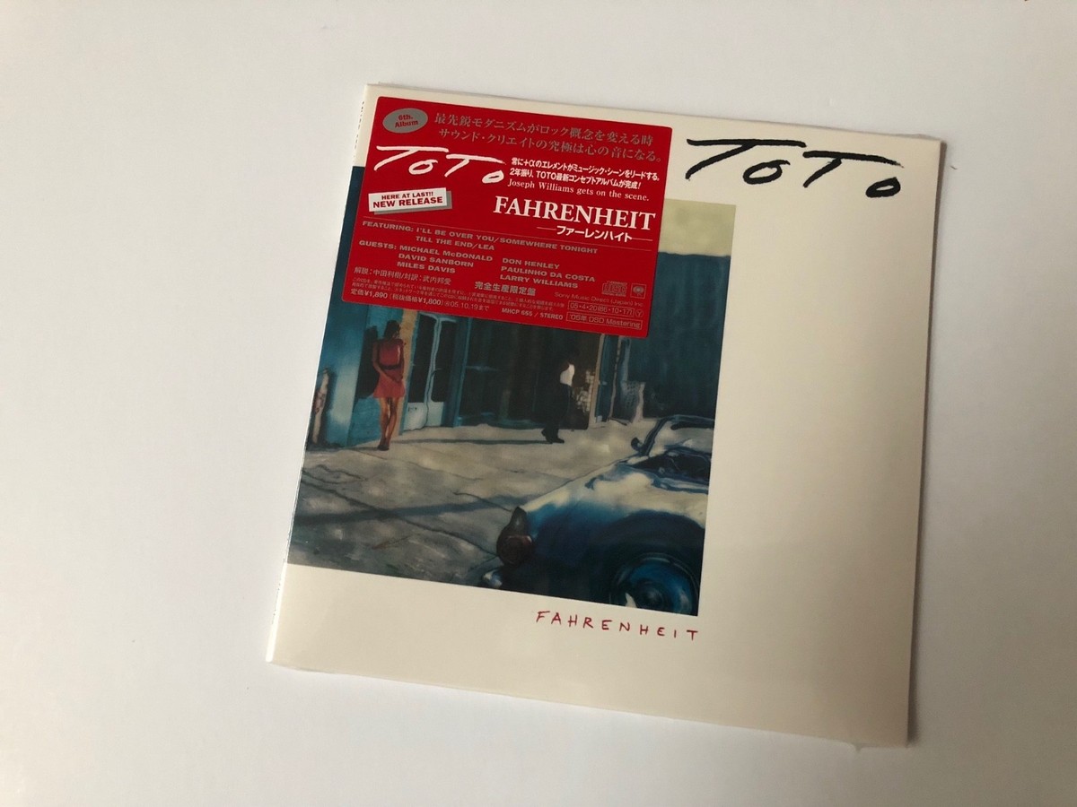 Fahrenheit [Remaster] by Toto (CD.jp. mini LP),2005, Sony